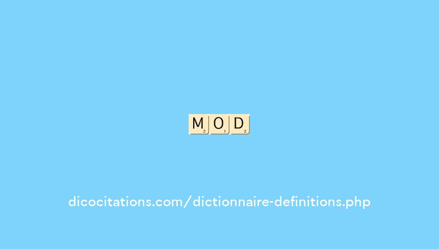 mod mod