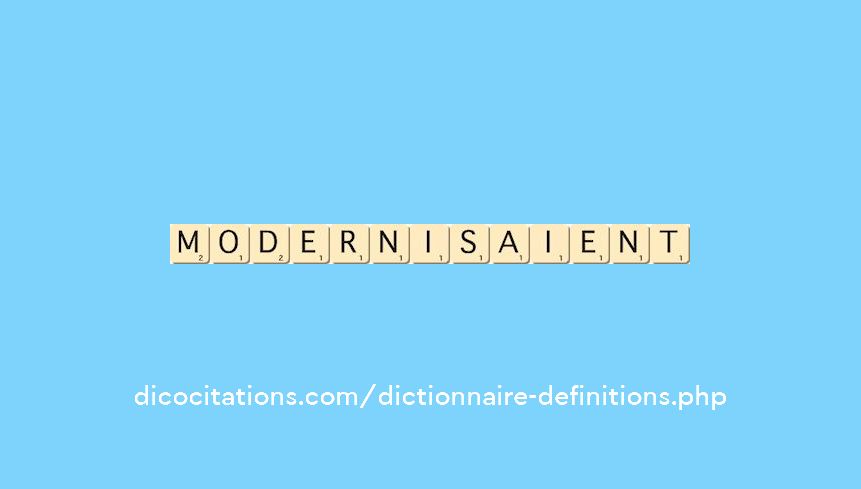 modernisaient