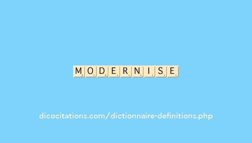 modernise
