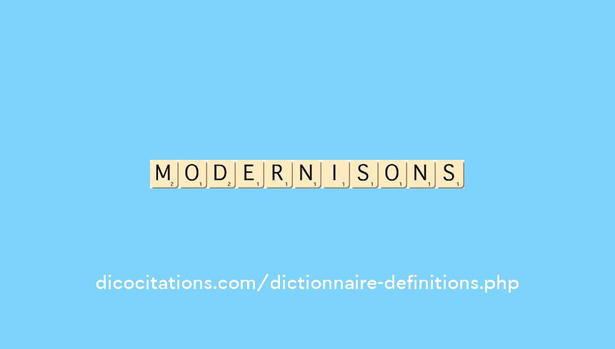 modernisons