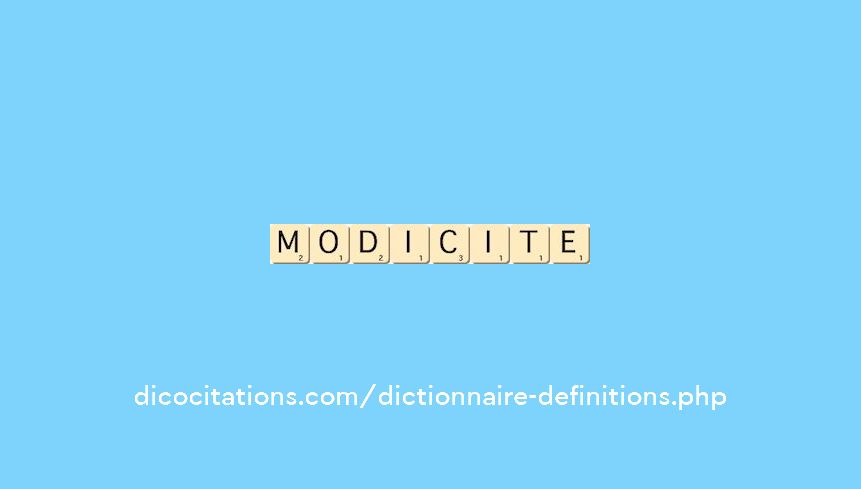 modicite