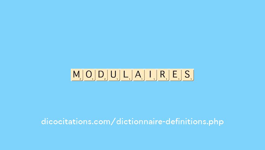 modulaires modulaires