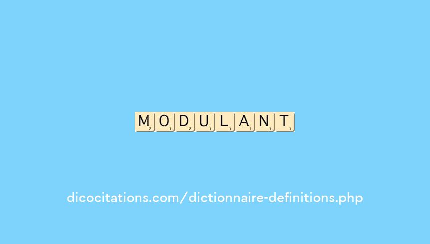 modulant modulant