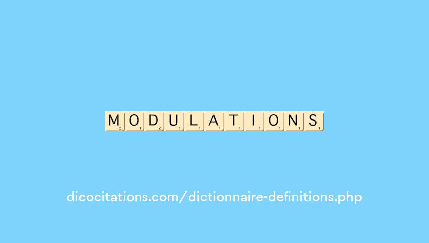 modulations modulations