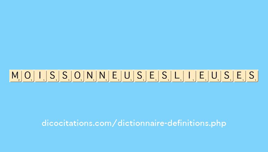 moissonneuses-lieuses moissonneuses-lieuses