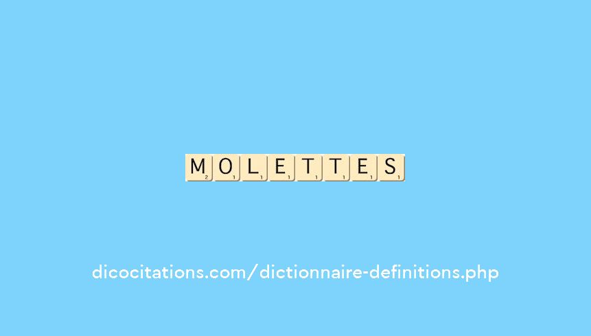 molettes molettes