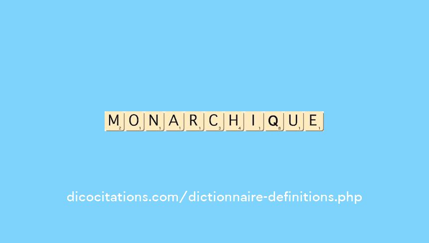 monarchique