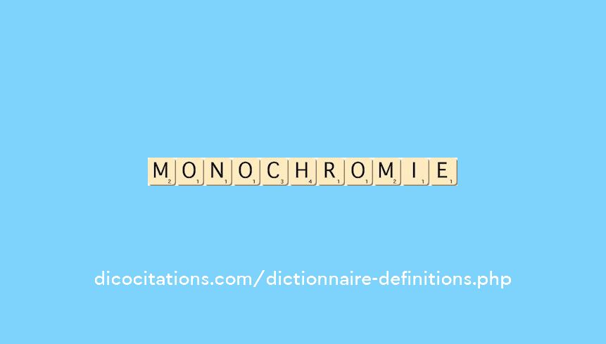 monochromie