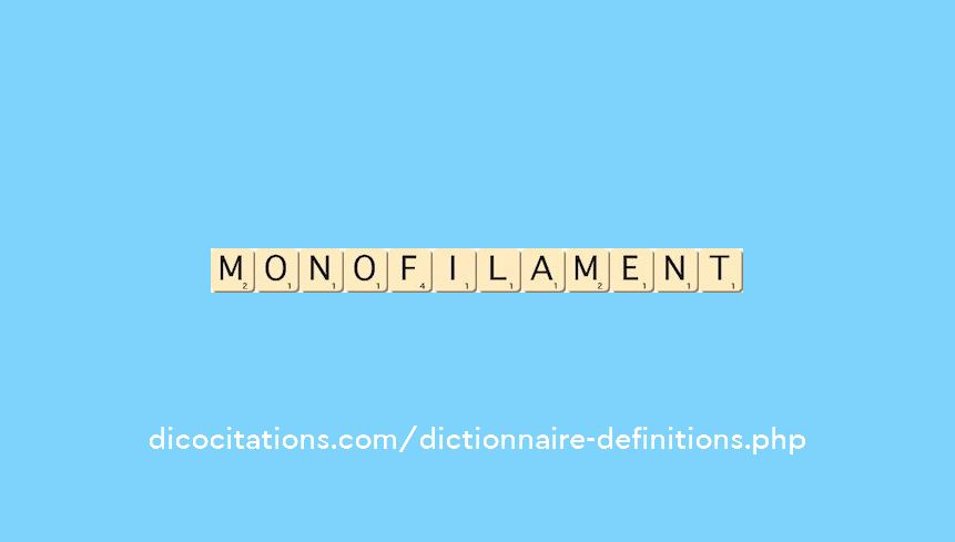 monofilament monofilament
