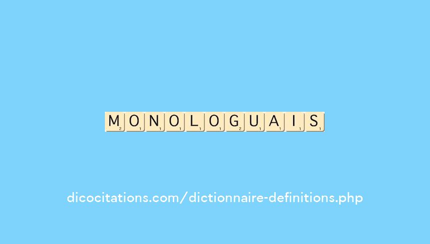 monologuais monologuais