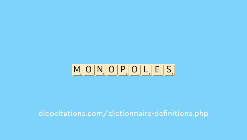 monopoles monopoles