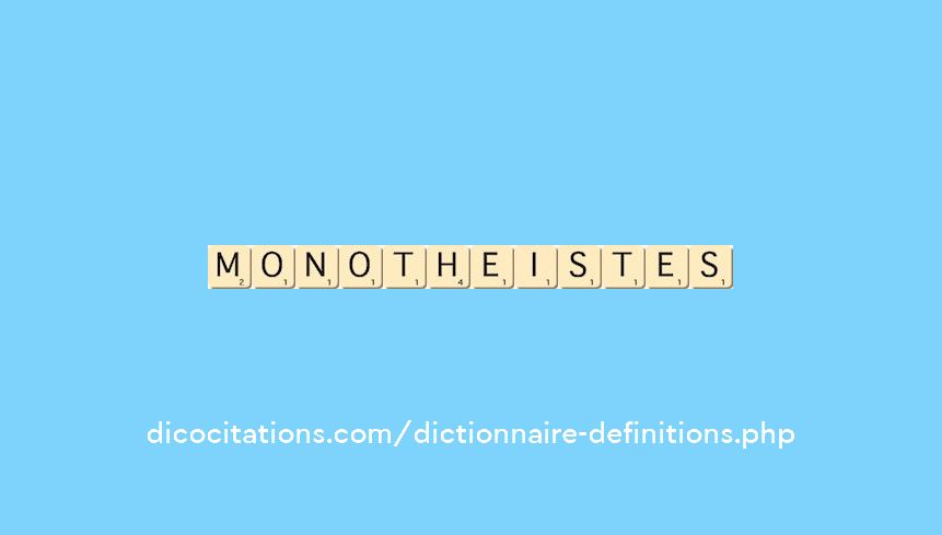 monotheistes