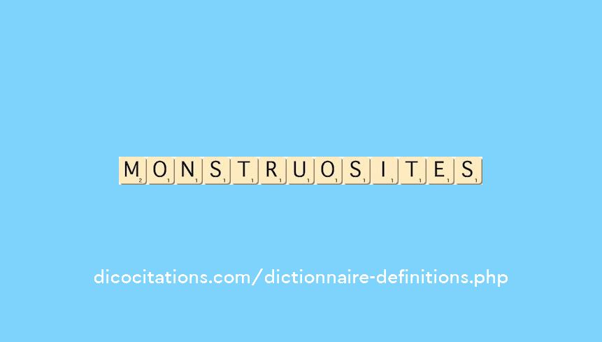 monstruosites
