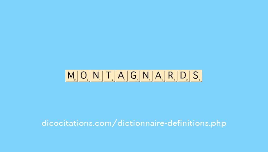 montagnards montagnards
