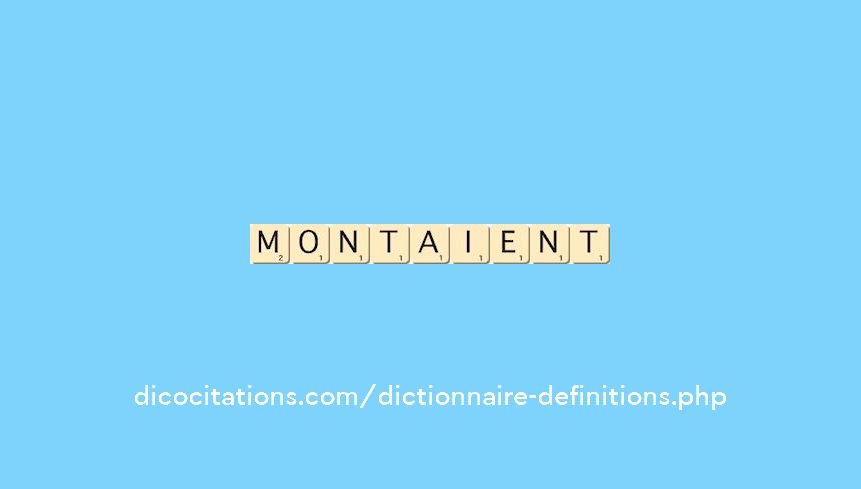 montaient
