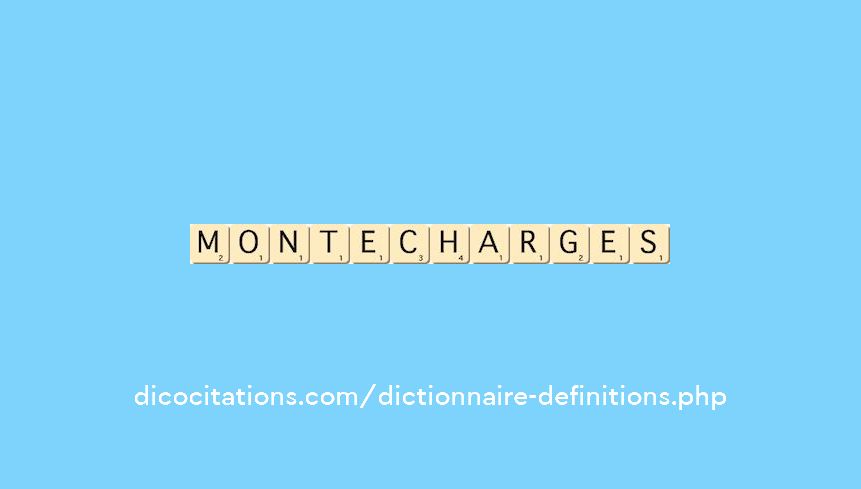 monte-charges monte-charges