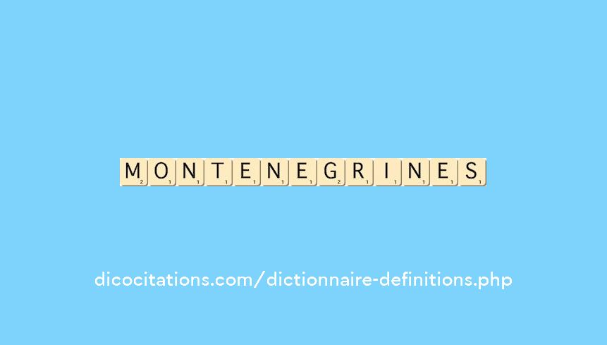 montenegrines montenegrines