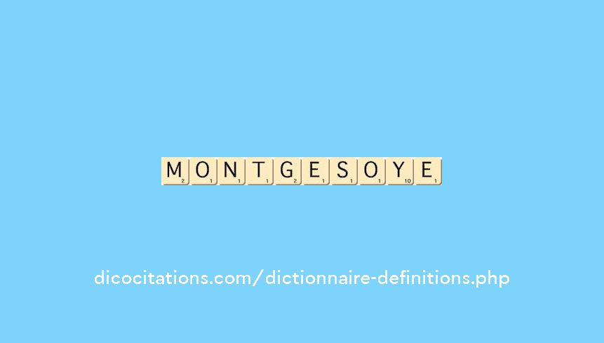 montgesoye