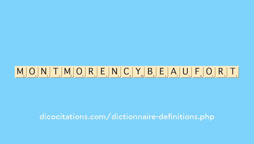 montmorency-beaufort
