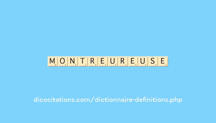 montreur--euse