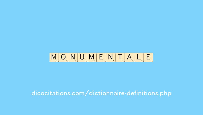 monumentale monumentale