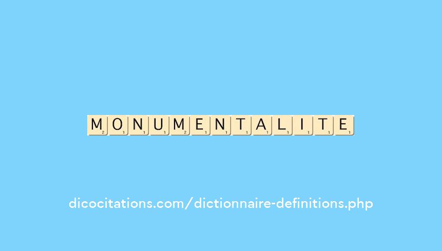 monumentalite