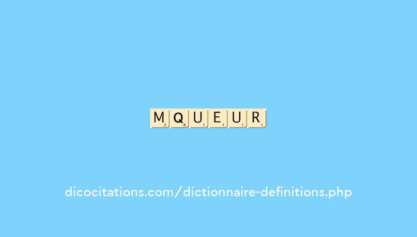 moqueur moqueur