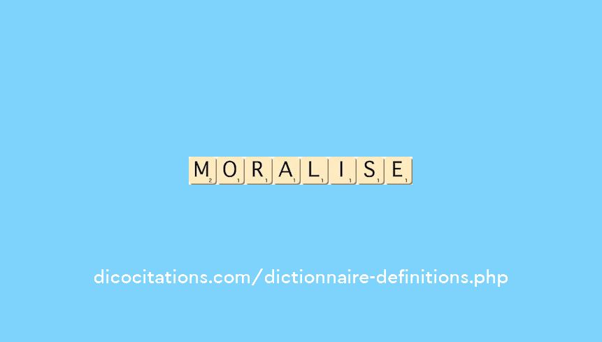 moralise moralise