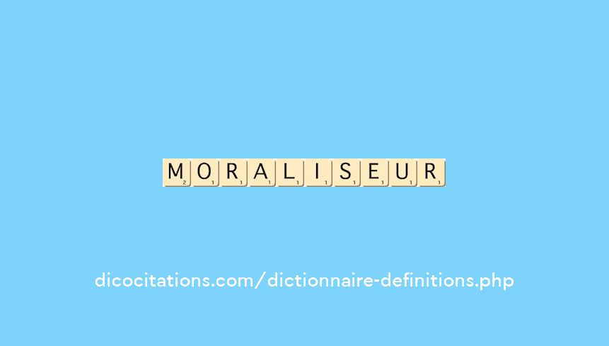moraliseur