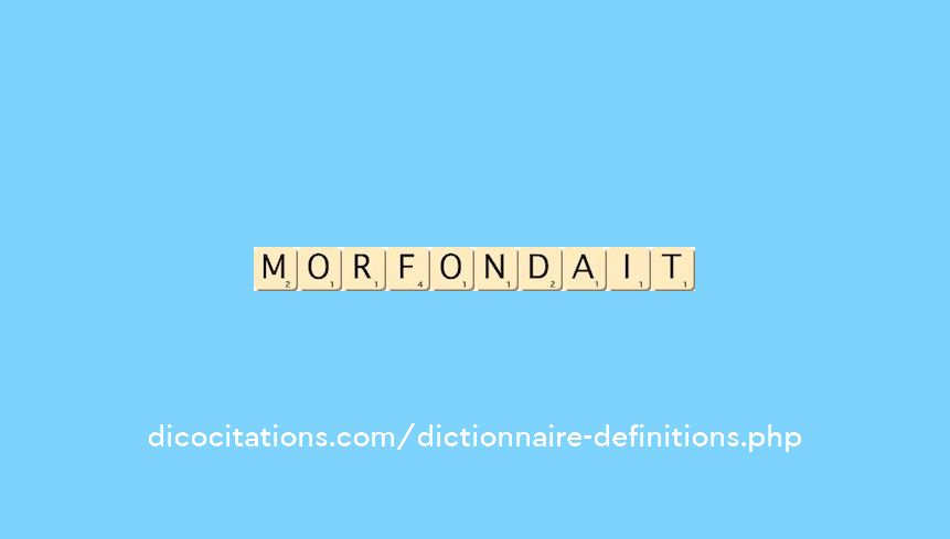 morfondait morfondait