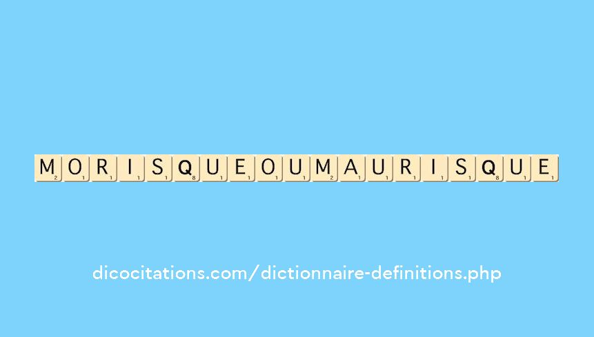 morisque-ou-maurisque