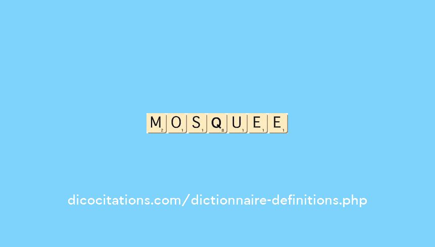 mosquee mosquee