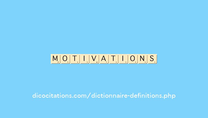 motivations
