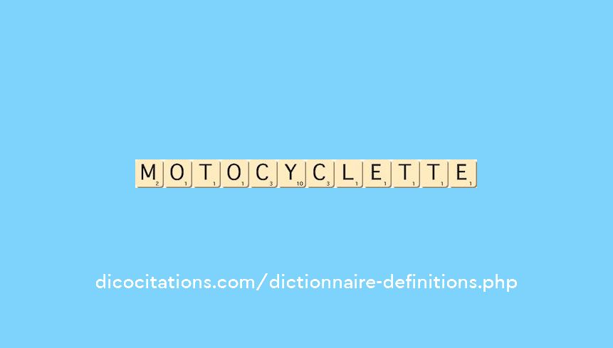 motocyclette motocyclette