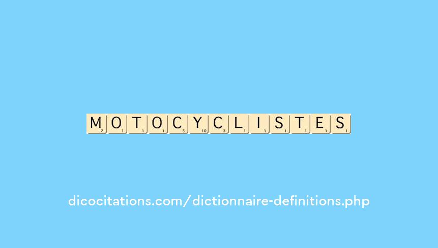 motocyclistes