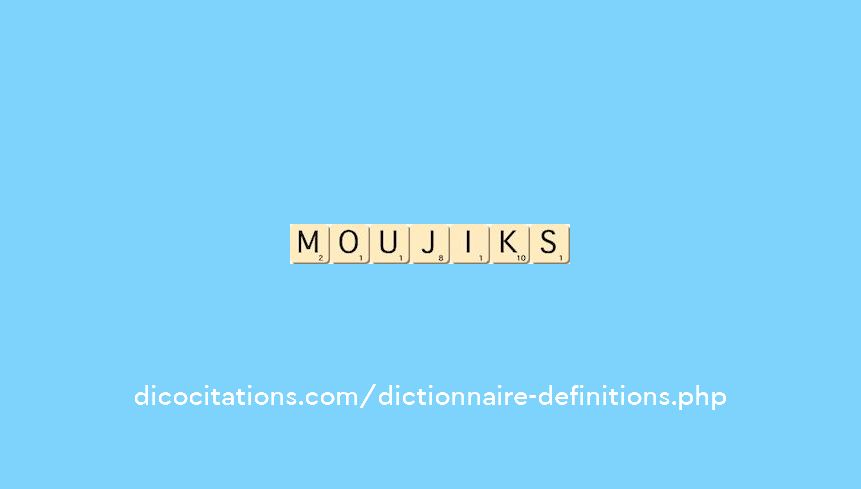 moujiks moujiks