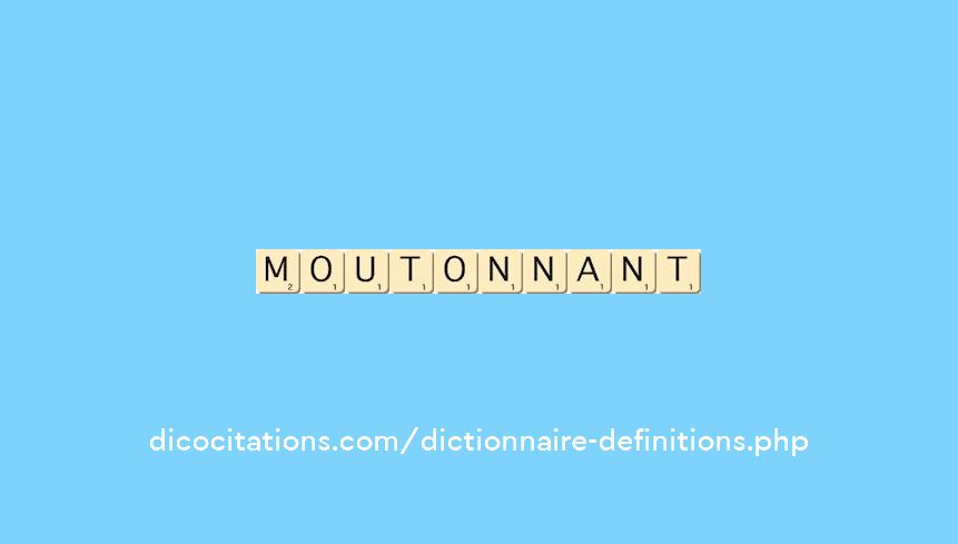 moutonnant moutonnant