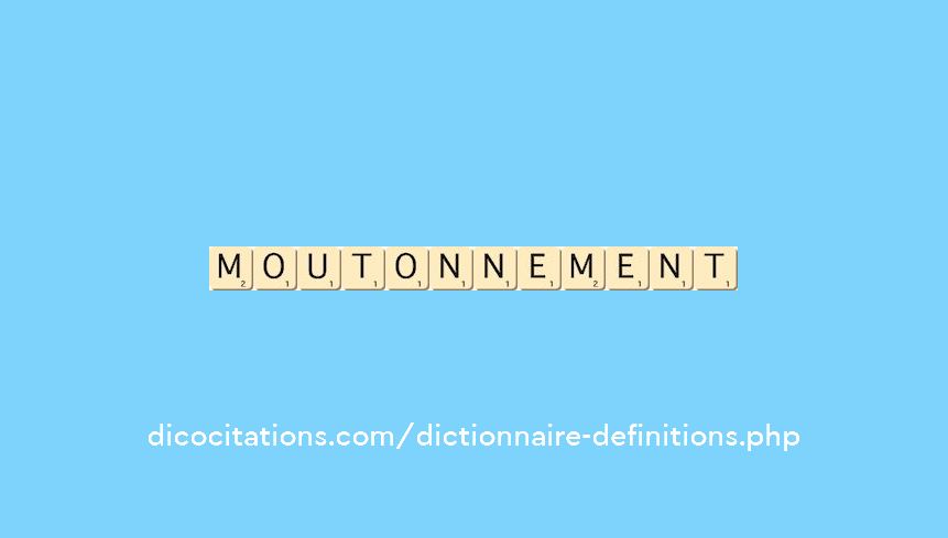 moutonnement moutonnement