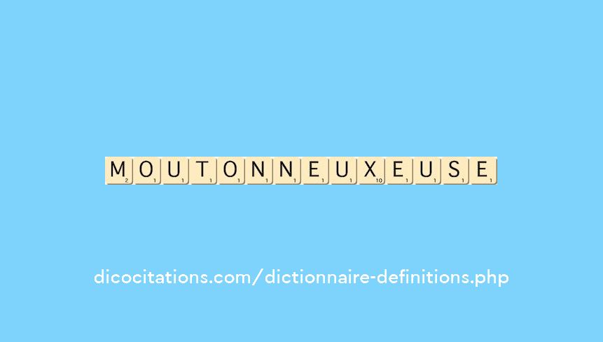 moutonneux--euse