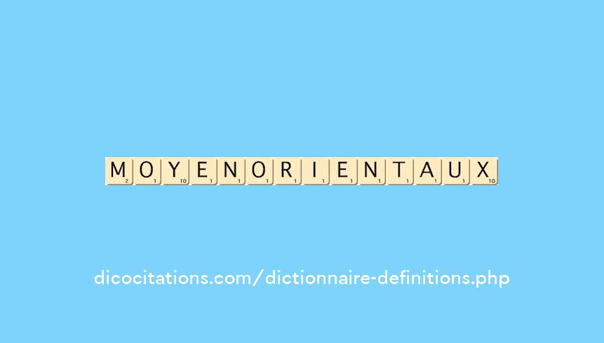 moyen-orientaux moyen-orientaux