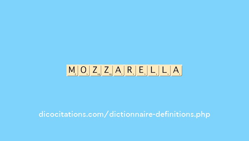 mozzarella mozzarella