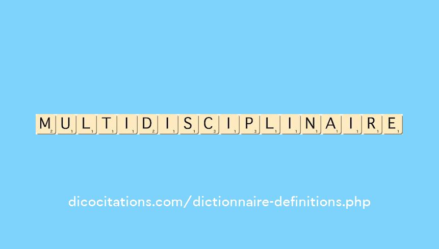 multidisciplinaire