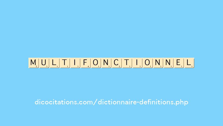 multifonctionnel multifonctionnel