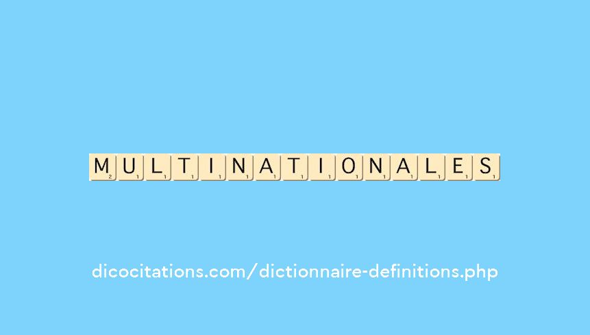 multinationales multinationales