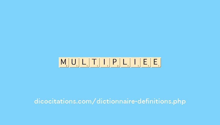 multipliee multipliee