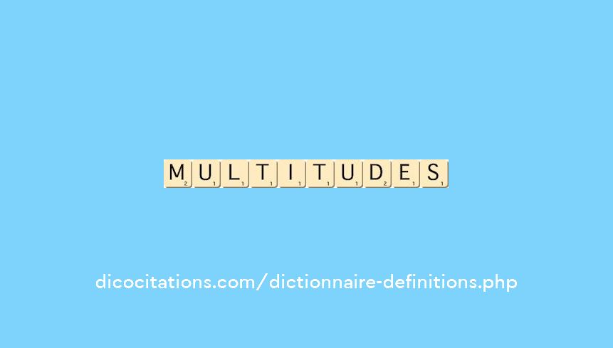 multitudes multitudes