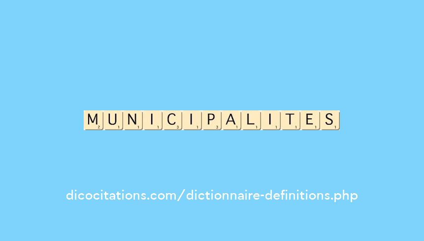 municipalites