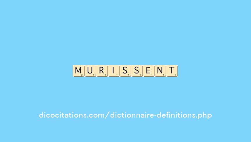 murissent murissent
