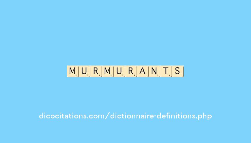 murmurants murmurants