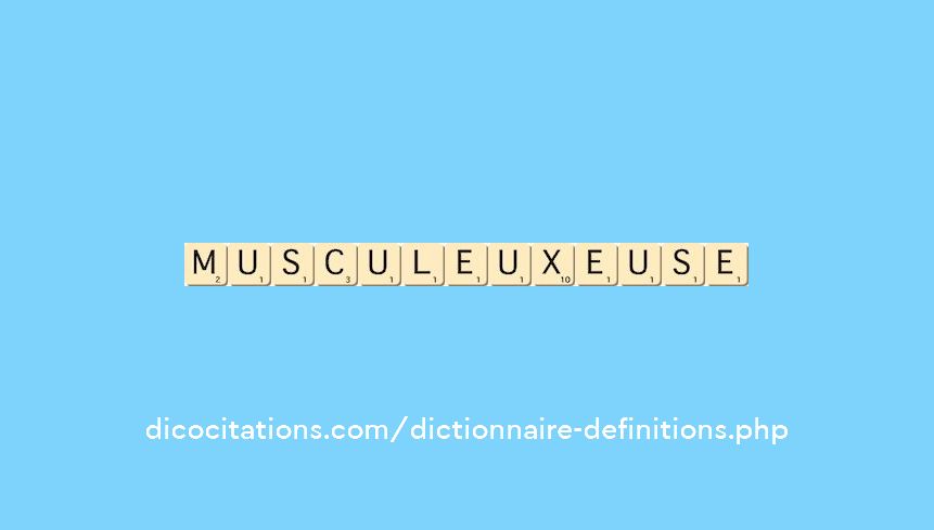 musculeux--euse